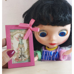 Dolls 1:6. Blythe. Shabby sewing painting