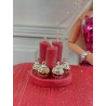 Muñecas 1:6  Barbie. Centro de mesa con velas reales y bolas a juego. NAVIDAD n6