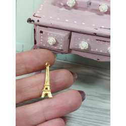 Casa de muñecas 1:12. Torre Eiffel dorada
