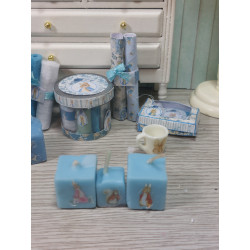 Dollhouse 1:12. Lot of 3 scented candles