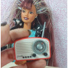 1:6 Barbie dolls. Blythe.RADIO VINTAGE