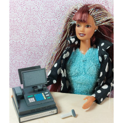 1:6 Playscale dolls. Cash register