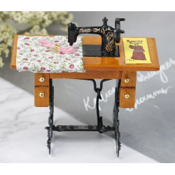 Dollhouse 1:12. Complete sewing table