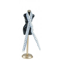 Dollhouse 1:12. Mannequin with measuring tape