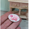 Dollhouses 1:12. Plate with mini cupcakes