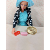 Muñecas 1:6 Barbie .Bandeja jabón real