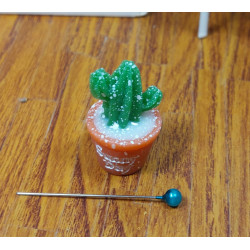 Casa de muñecas 1:12. Cactus de sobremesa. Mod. 8