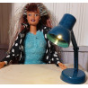 de Poupées 1:6 Barbie. Lampe à poser LED. Bleu