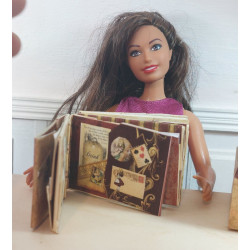 Barbie dolls.  ScrapBOOK....