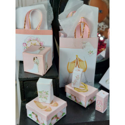 1:6 .pullip dolls. Gift boxes and bags set. WEDDING