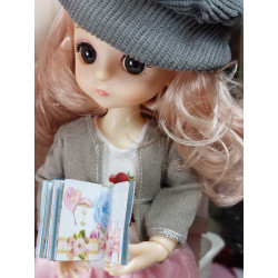 Dolls 1:6.Barbie. Custom Book. Alice BLUE PINK