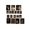 Dollhouse 1:12. Assorted images to frame. REMBRANT