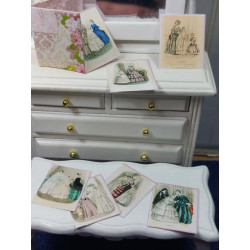 Dollhouse 1:12. Folder with illustrations. FIRST COMMUNION