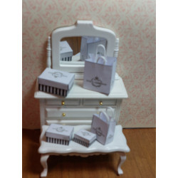 1:12 doll house. Gift boxes...