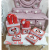 1:12 doll house. Gift boxes and bags set. MINNIE