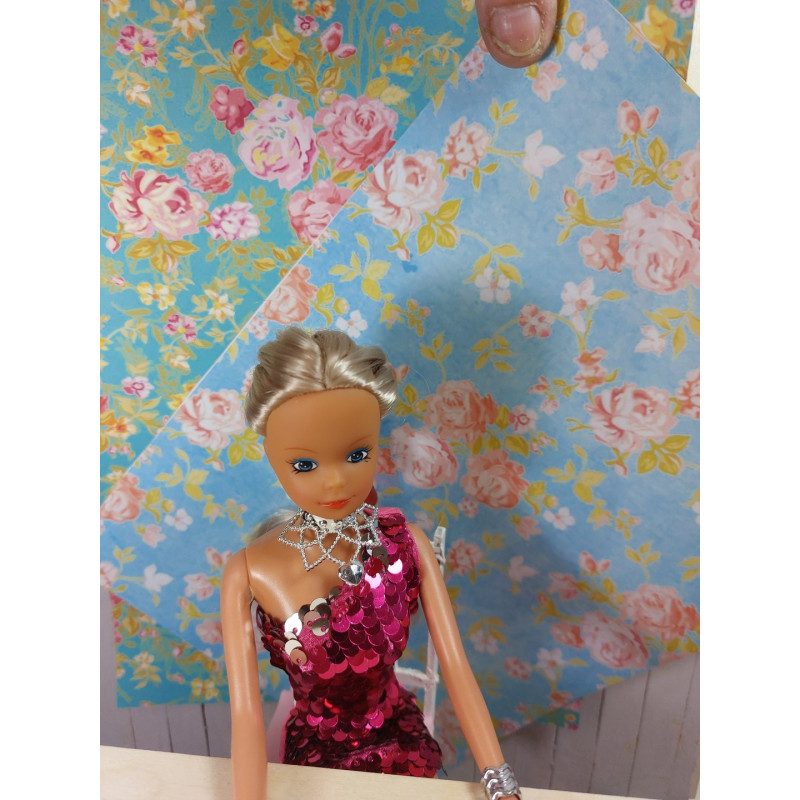 1:6 dolls. Barbie. Wallpaper or floor .11