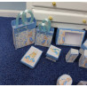 1:12 doll house. Gift boxes and bags set. PETER RABBIT