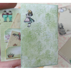 1:6 dolls. Triple folder with pockets and envelopes.