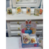 1:12 doll house. Exhibitor with EASTER postcards
