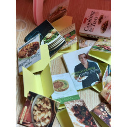 1:6 dolls. COOKING BOOKS...