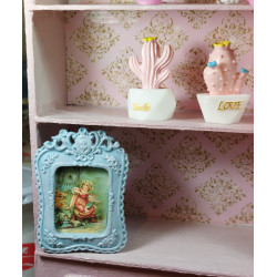 1:12 doll house. Victorian painting. Angels.