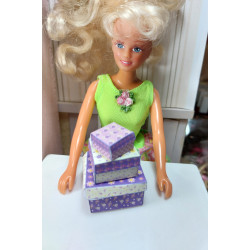 Muñecas 1:6 .Barbie. Conjunto 3 cajas de regalo .  SHABBY L