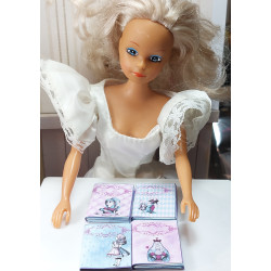 1:6 scale dolls. Set of notebooks. Alicia
