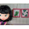 1:6 dolls. Blyth. Two modern paintings WITH FRAME