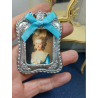 Dollhouse 1:12. Oil painting picture Marie Antoinette