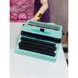1: 6 poupées barbie. bjd machine à écrire vintage
