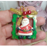 Houses scale 1:12 Small painting. CHRISTMAS. Santa Claus