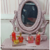 Miniatures 1:12.Luxury vanity perfume set. RED