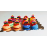 Miniature food 1:12 Lot 12 individual cupcakes