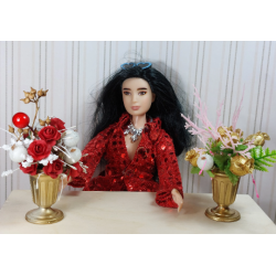 Barbie. Blythe. Miniatures 1:6. Composition florale de luxe