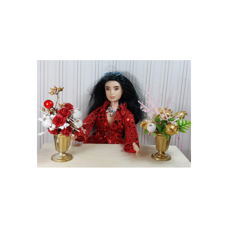 Barbie. Blyth. Miniatures 1:6 .Luxury flower arrangement