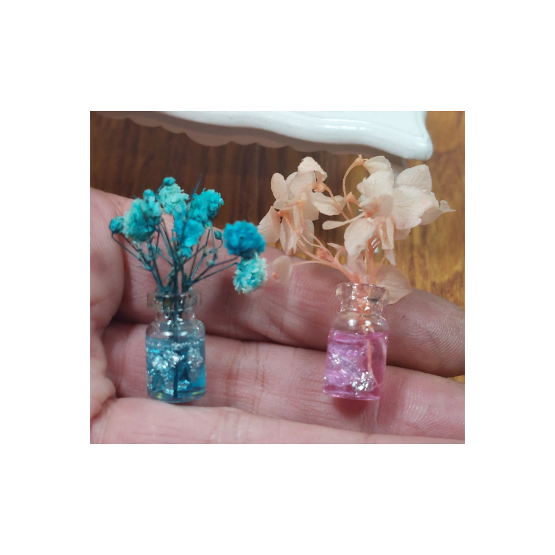 Flores en miniatura para casas de muñecas escala 1:12