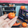 1:6 scale dolls. Large pumpkin to complete scenes