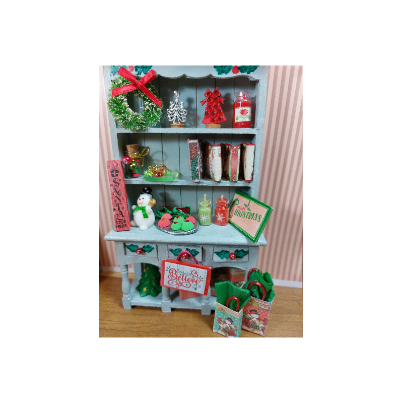 Dollhouse 1:12. Hand painted and decorated furniture