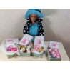 Dolls 1:6. Blythe. Boxes with extra glossy luxury Christmas balls
