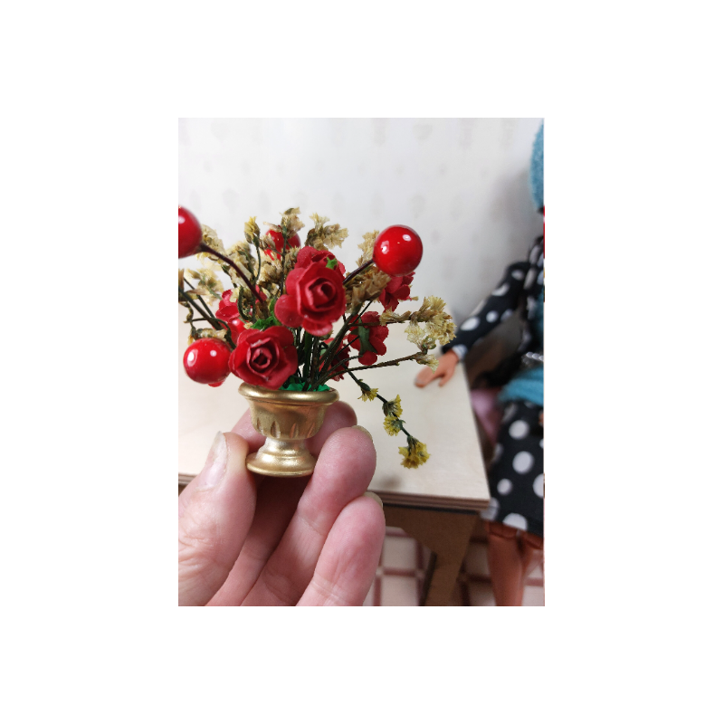 Poppy Parker. Miniatures 1:6. Arranjament floral de luxe
