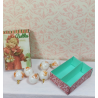 Dolls 1:6. Blythe. Box with 6 8 mm CHRISTMAS balls