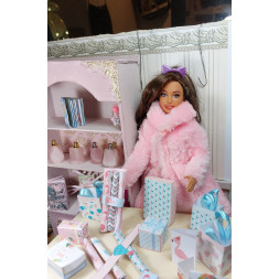 Dolls 1:6 . Barbie. Birthday set. FLAMINGOS