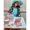 Comida en miniatura escala 1:6 para Barbie