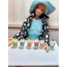 Dolls 1:6. Barbie. STARBUCKS realistic milkshake