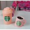 Dolls 1:6 . Barbie. Smoothie and coffee. STARBUCKS.