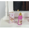 Maison de poupée 1:12. Parfum miniature avec boîte. LIDIA