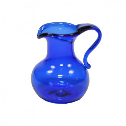Dollhouse 1:12 Glass jug. BLUE