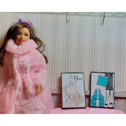 Dolls 1:6. Barbie .Signs. signs. Phrases. WOOD . 14
