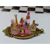 Nines 1:6 Blythe. Dressing table set with safata. Luxe. Pink.