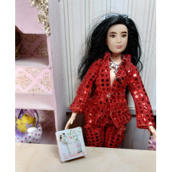 1:6 dolls. Barbie. Custom book. WEDDING